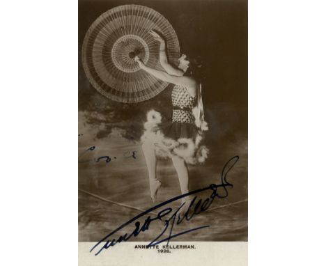 ENTERTAINMENT: Selection of signed postcard photographs and slightly larger, some 8 x 10s etc., most vintage, by various acto