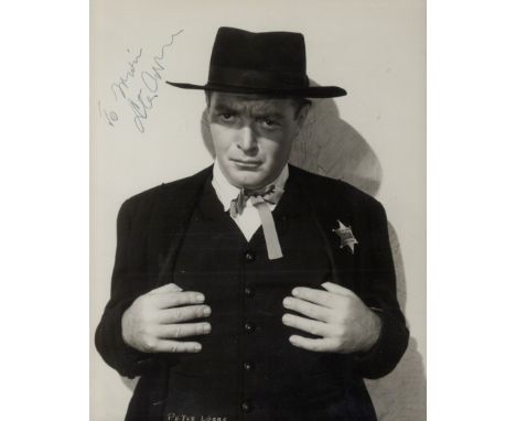 LORRE PETER: (1904-1964) Hungarian-born American Actor, remembered for his screen roles alongside Humphrey Bogart and Sydney 