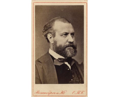 [GOUNOD CHARLES]: (1818-1893) French Composer. Vintage unsigned carte-de-visite photograph, the sepia albumen print by Wesenb