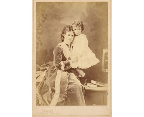 IMPERIAL RUSSIAN FAMILY: An excellent collection of twenty four vintage unsigned sepia cabinet photographs depicting various 