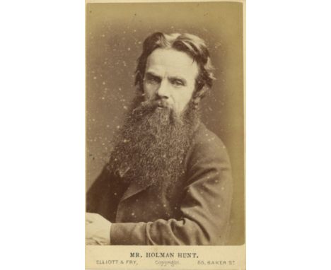[HUNT WILLIAM HOLMAN]: (1827-1910) English Painter, one of the founders of the Pre-Raphaelite Brotherhood. Vintage unsigned c