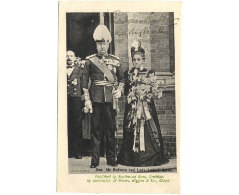 BULLER REDVERS: (1839-1908) British General, Victoria Cross winner for his actions at Zululand on 28th March 1879. Vintage si