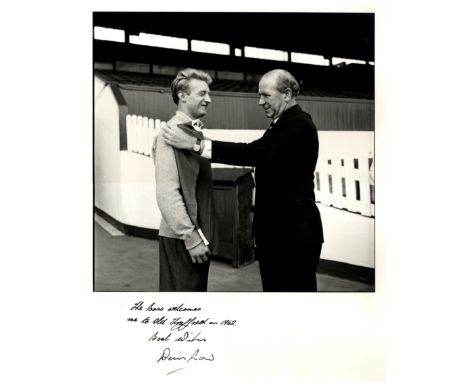 LAW DENIS: (1940- ) Scotland &amp; Manchester United Footballer. An excellent, large signed 16 x 20 photograph, the image dep