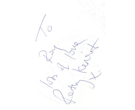 AUTOGRAPH ALBUMS: Two autograph albums containing over 250 signatures by various stage and television actors and actresses, e
