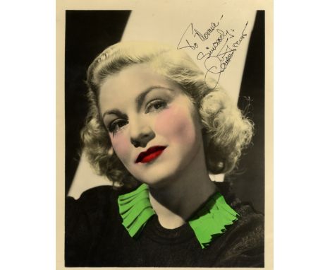 TREVOR CLAIRE: (1910-2000) American Actress, Academy Award winner. Vintage signed and inscribed colour 8 x 10 photograph of t