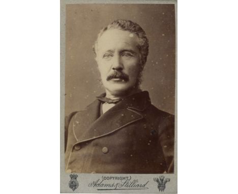 [GORDON CHARLES GEORGE]: (1833-1885) British Army officer, known as Chinese Gordon. Vintage unsigned carte-de-visite photogra