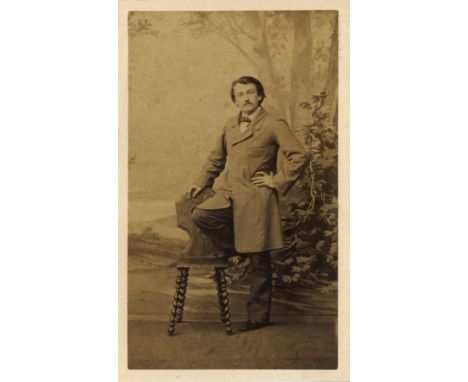 [DORE GUSTAVE]: (1832-1883) French Artist and Sculptor. Vintage unsigned carte-de-visite photograph, the sepia albumen print 