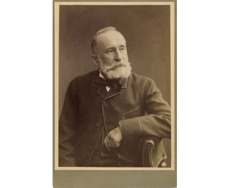 [PUVIS DE CHAVANNES PIERRE]: (1824-1898) French Painter. Vintage unsigned cabinet photograph by an unidentified photographer 