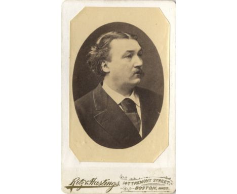 [DORE GUSTAVE]: (1832-1883) French Artist and Sculptor. Vintage unsigned carte-de-visite photograph, the oval sepia albumen p