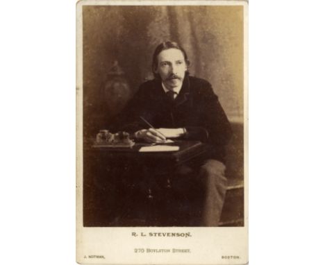 [STEVENSON ROBERT LOUIS]: (1850-1894) Scottish Novelist of Treasure Island, Kidnapped and The Strange Case of Dr. Jekyll and 