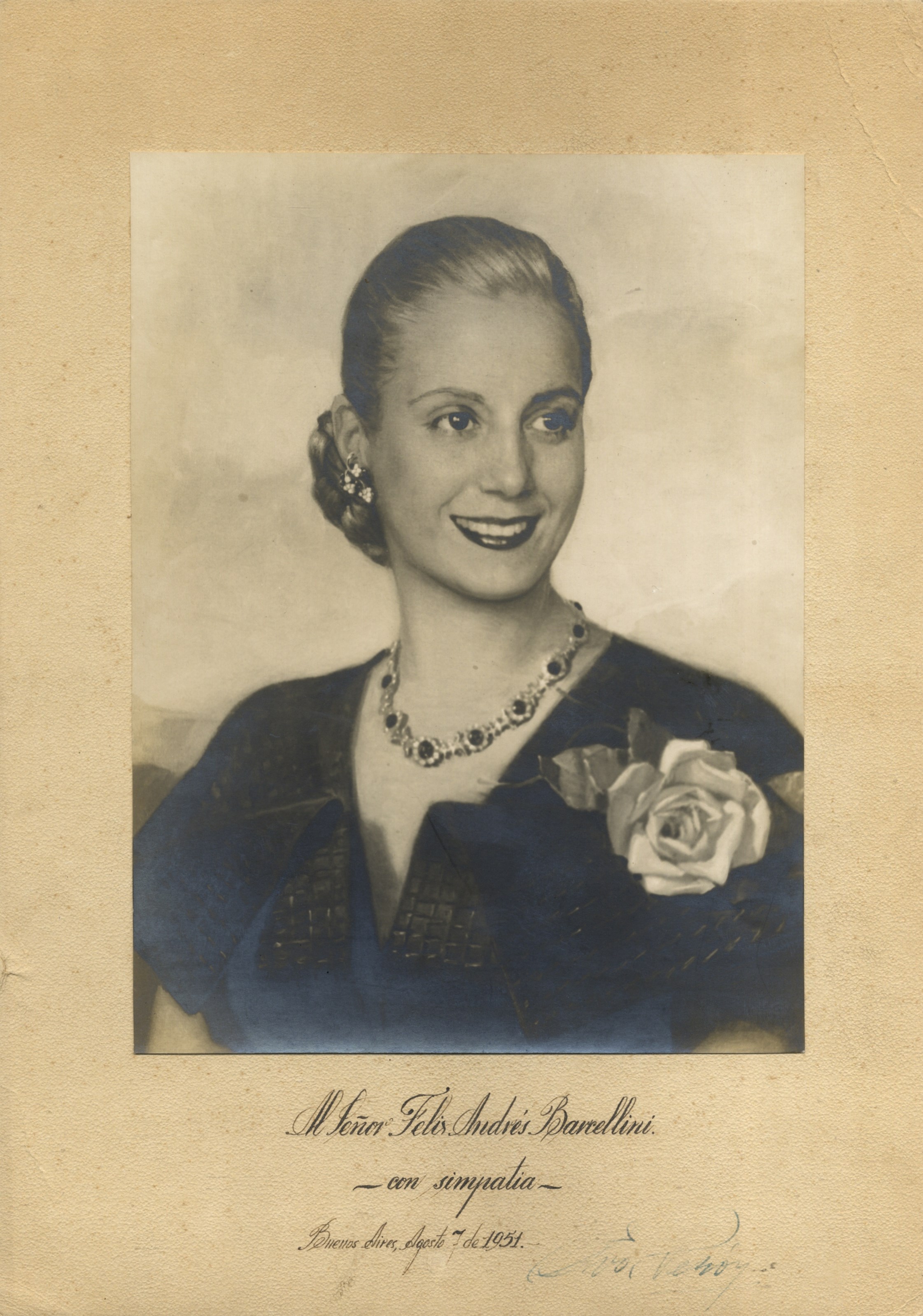 PERON EVA: (1919-1952) First Lady Of Argentina 1946-52, Second Wife Of ...