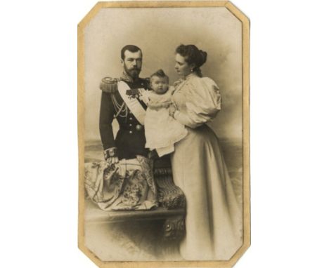[NICHOLAS II]: (1868-1918) Emperor of Russia 1894-1917. Vintage unsigned carte-de-visite photograph, the sepia albumen print 