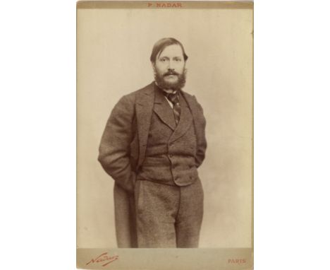 [FORAIN JEAN-LOUIS]: (1852-1931) French Impressionist Painter. Vintage unsigned cabinet photograph by Nadar of Paris, the sep