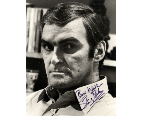 BAKER STANLEY: (1928-1976) Welsh Actor. Scarce signed 7.5 x 8.5 photograph, a good close-up head and shoulders study of the a