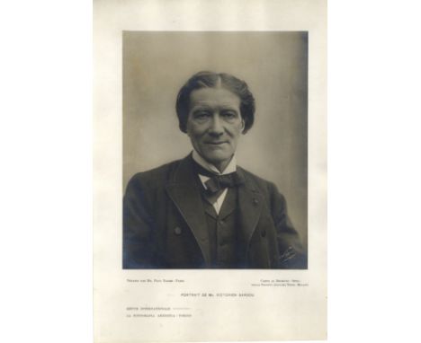 [SARDOU VICTORIEN]: (1831-1908) French Playwright. Vintage unsigned 9.5 x 13.5 photograph by Nadar of Paris, the fine image s