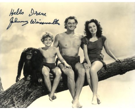 WEISSMULLER JOHNNY: (1904-1984) American Actor, famous for his role as Tarzan in various movies. Weissmuller was also an acco