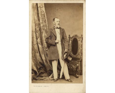 [VERNET HORACE]: (1789-1863) French Painter. Vintage unsigned carte-de-visite photograph, the sepia albumen print by Bingham 