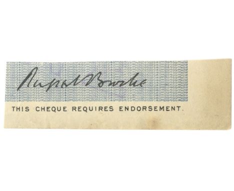 BROOKE RUPERT: (1887-1915) English Poet, remembered for his war sonnets. Rare, dark fountain pen ink signature ('Rupert Brook
