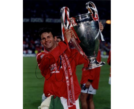 GIGGS RYAN: (1973- ) Welsh Footballer, the most decorated player in Welsh and English Football history. An excellent, large s
