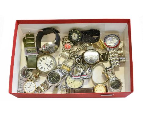 A West End Watch Co Automatic Wristwatch, Two Quartz Swatch Wristwatches, Designer Wristwatches, etc