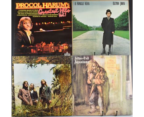 Seventeen Rock, Pop and Prog Rock LPs including Jethro Tull, America, Procol Harum, The Mamas and Papas, Animals, Elton John,