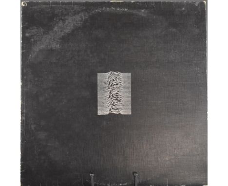 Joy Division - Unknown Pleasures, with textured sleeve, white picture cover matric run out 'Fact 10 Outside This Is The Way A