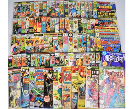 Over eighty Bronze Age Marvel comic books to include Daredevil, Luke Cage Power Man, Journey Into Mystery, Man-Thing, She-Hul