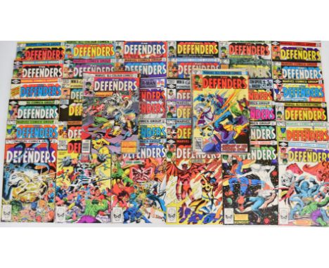 Sixty-seven Bronze Age Defenders comics by Marvel.