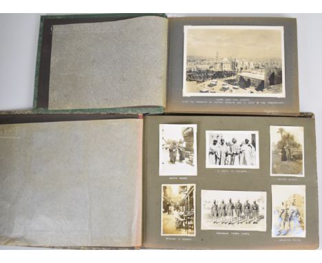 [North Africa] Two albums from the 1940s with photographs from Egypt, Cairo and District including images of native women, Su