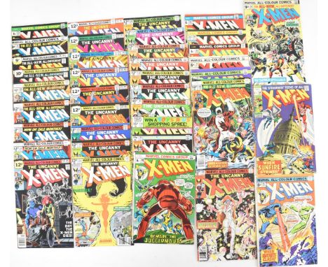 Thirty-seven Bronze Age The Uncanny X-Men comics by Marvel, to include first appearances of Dazzler, Weapon Alpha and Sunfire