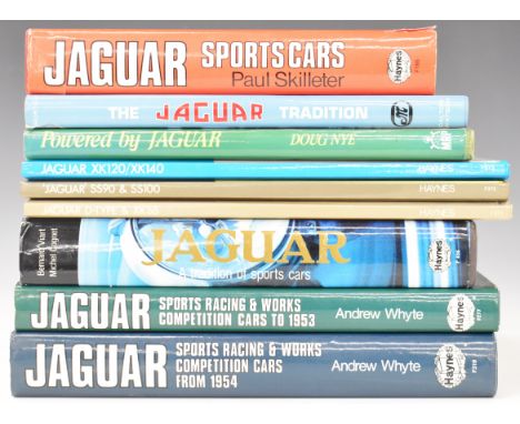 Jaguar Sports Racing &amp; Works Competition Cars To 1953 together with From 1954 by Andrew&nbsp;Whyte. Powered by Jaguar by 