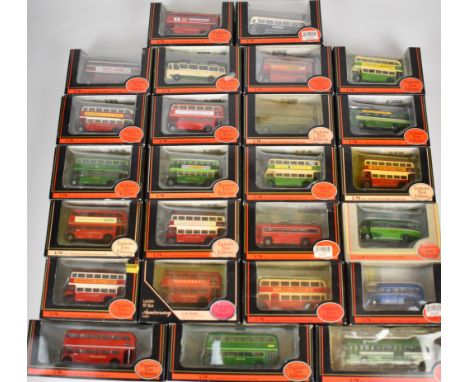 Twenty-five Gilbow Exclusive First Editions (EFE) 1:76 scale diecast model buses to include RCL Routemaster Coach Greenline 2