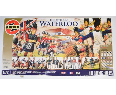 Airfix 1:72 scale The Battle of Waterloo plastic model kit, A50048, in original box with sealed bags.
