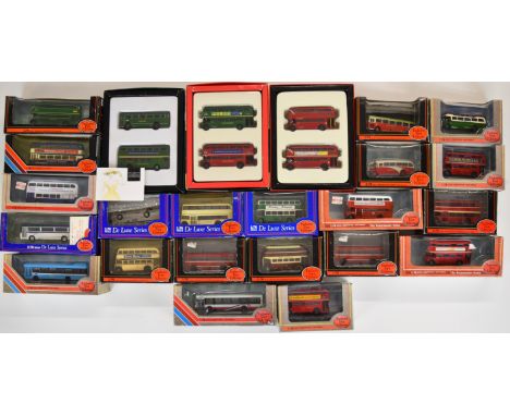 Twenty-four Gilbow Exclusive First Editions (EFE) 1:72 scale diecast model buses and multi vehicle boxed sets to include AEC 
