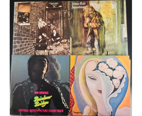 Fourteen Rock / Heavy Rock / Prog Rock LPs including Jimi Hendrix Rainbow Bridge (K44159), Derek and the Dominoes Layla (RSO 