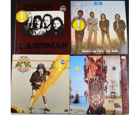 Approximately forty five Rock / Hard Rock LPs, most appear VG+ to NM. Includes Thunder Laughing on Judgement Day and Back Str