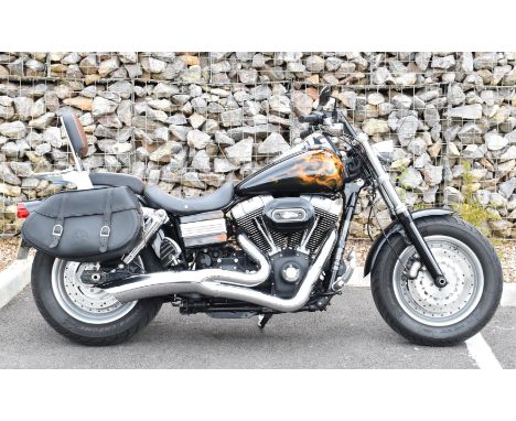 2010 Harley Davidson FXDF Fatbob 1580cc motorcycle, registration number CN10 VVW, with V5c. MOT expires 05/08/2024. With Scre
