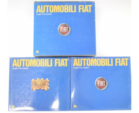 Automobili Fiat by Angelo Tito Anselmi, published Libreria Dell&rsquo;Automobile 1986 comprising&nbsp;2 illustrated folio vol