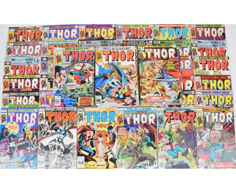 Ninety-six Bronze Age Thor comics by Marvel comprising a largely unbroken run of issues #232-335.