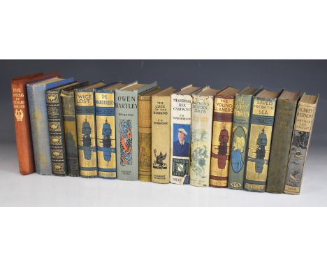 [Bindings] W.H.G. Kingston With Axe and Rifle, Saved From The Sea, The Wanderers, Owen Hartley etc (c.1900s). The Gypsy Princ