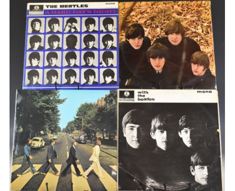 The Beatles &amp; Solo - Nine albums comprising With The Beatles (PMC1206) Garrod and Lofthouse sleeve, A Hard Day's Night (P
