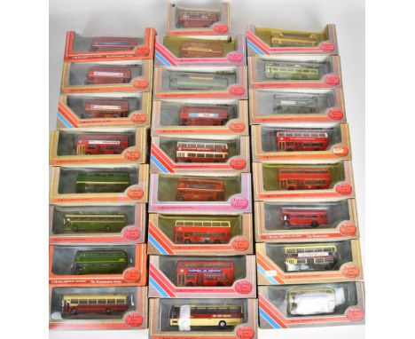 Twenty-five Gilbow Exclusive First Editions (EFE) 1:76 scale diecast model buses to include Routemaster Prototype RM2 London 
