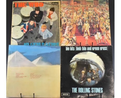 Eight Rock LPs comprising The Who My Generation, The Rolling Stones Made In The Shade, Big Hits (High Tide And Green Grass) a