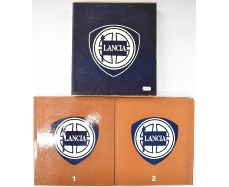 Lancia A Catalogue Raisonne 1907-1983 edited by Ferruccio Bernabo published&nbsp;Automobilia 1983 first edition in 2 folio vo