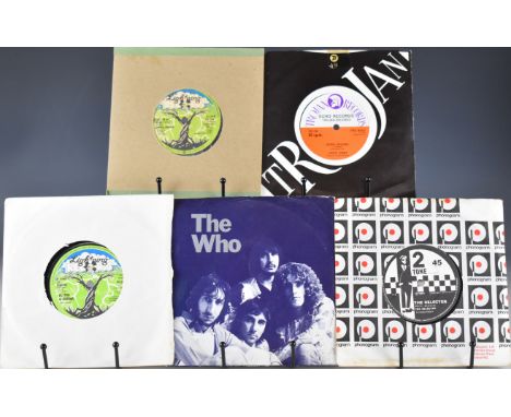 Over eighty 7" singles, mostly 1970s with some earlier and later examples, includes The Who Won't Get Fooled Again (Track Rec