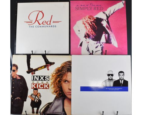 Twenty eight Rock and Pop LPs including INXS, The Communards, Simply Red, Kate Bush, Hothouse Flowers, FYC, Pet Shop Boys, Br