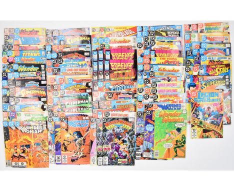 Over one hundred and sixty Bronze Age DC comics including Superman, Batman and a large quantity of Wonder Woman.