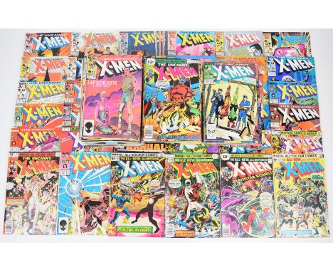 One hundred and sixty mostly Bronze Age The Uncanny X-Men comics by Marvel, to include the first appearances of Dazzler, Mr S