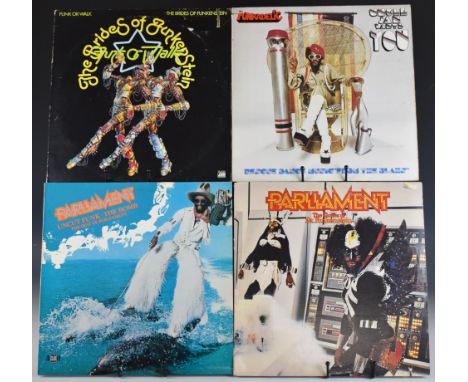 Twenty two Funk / P Funk / Jazz Funk and Boogie LPs and five 12" singles UK issues and USA imports including Parliament The C