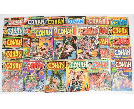 One hundred and twenty-one Bronze Age Conan The Barbarian comics by Marvel to include issue #23, first appearance of Red Sonj